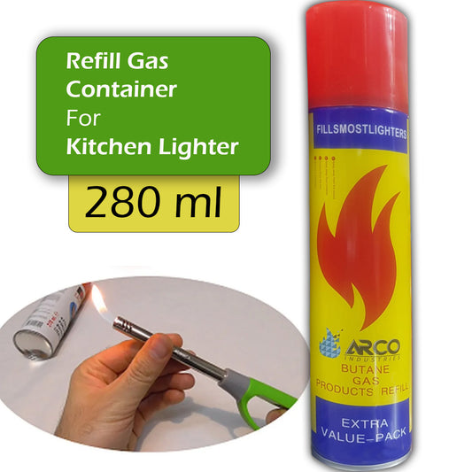 280ml Butane Gas Cylinder for Lighter Refills