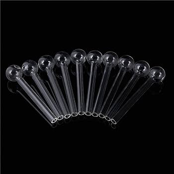 Bundle: Ten Premium Straight Glass Oil Burner Pipes - Pakistan - BabaBonga