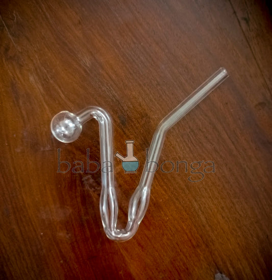 Symmetric Oil Burner Bubbler Pipe - Sleek Design